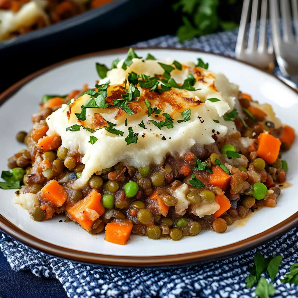 Easy Lentil Shepherd's Pie (vegetarian)