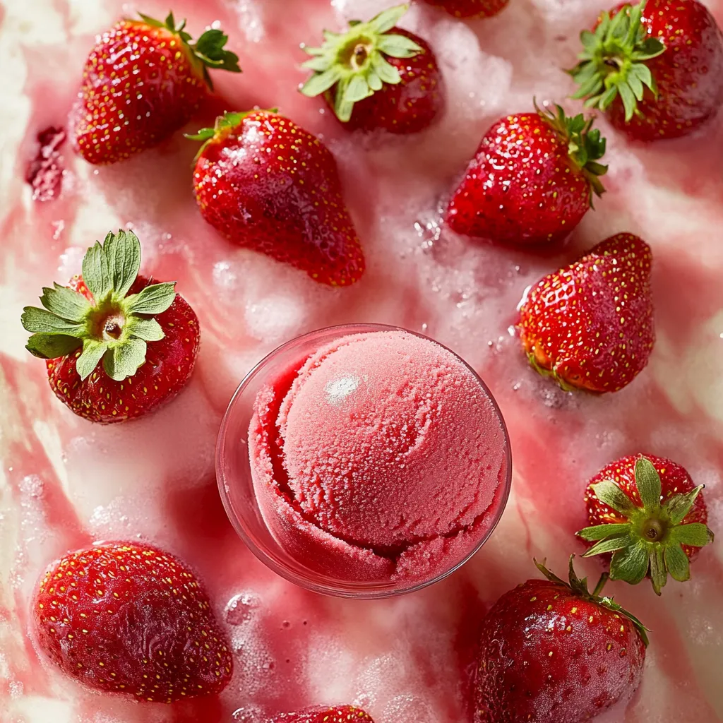 Strawberry Sorbet