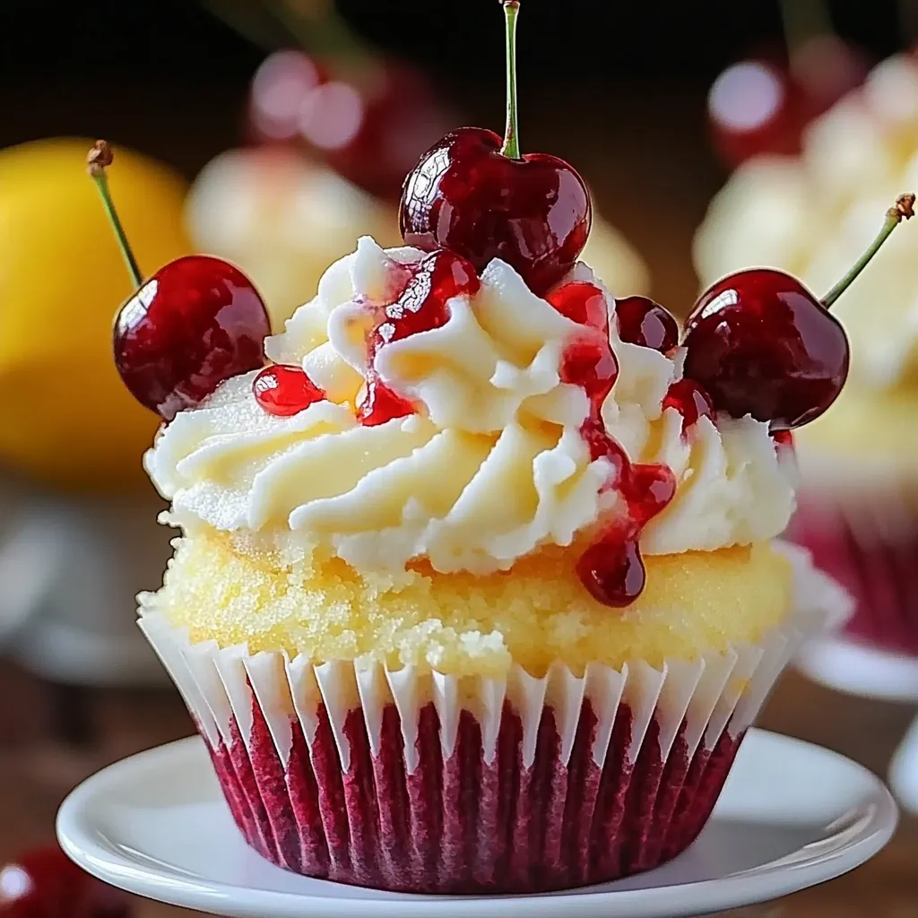 Cherry Lemon Cupcakes Recipe: Tangy & Sweet Treats