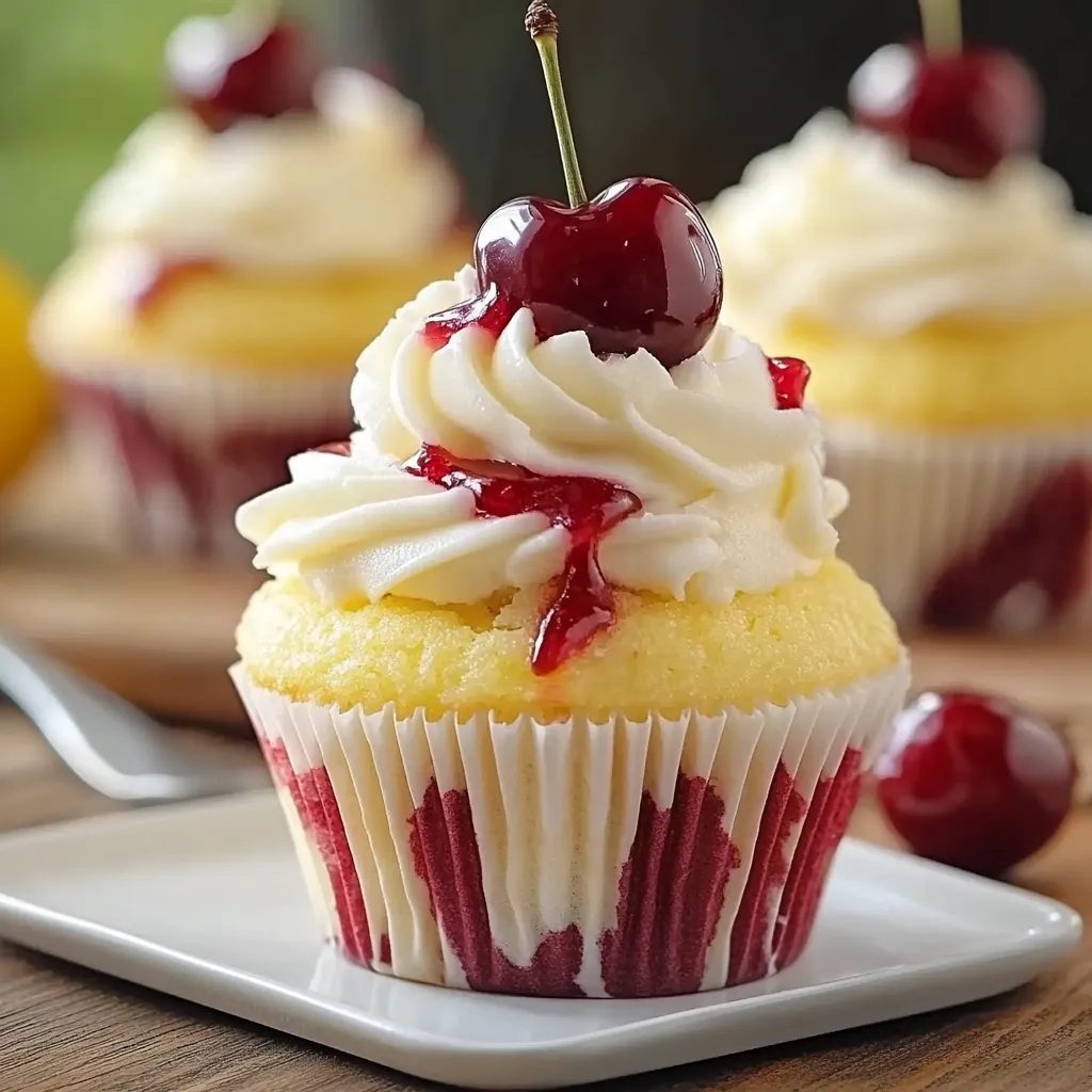 Cherry Lemon Cupcakes Recipe: Tangy & Sweet Treats