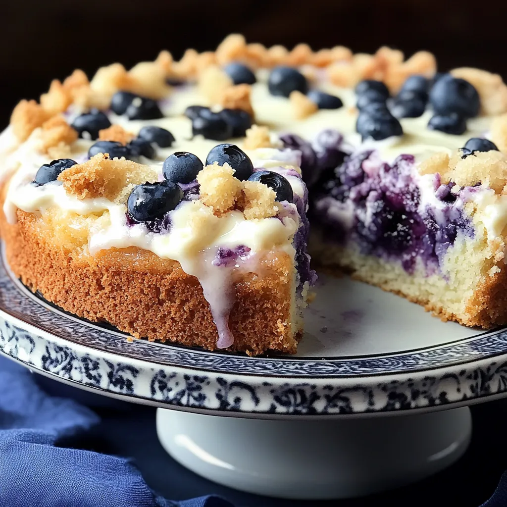 Blueberry Cream Cheese Coffee Cake