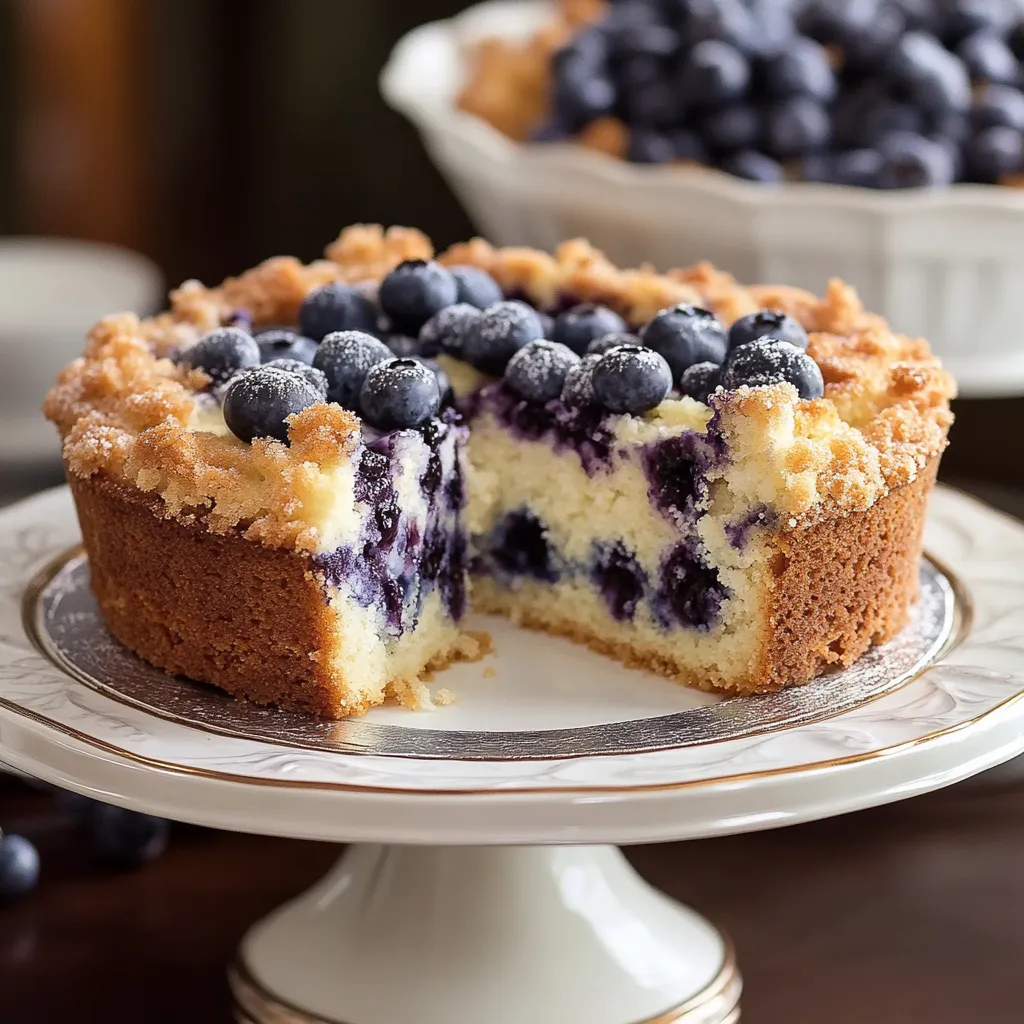 Blueberry Cream Cheese Coffee Cake