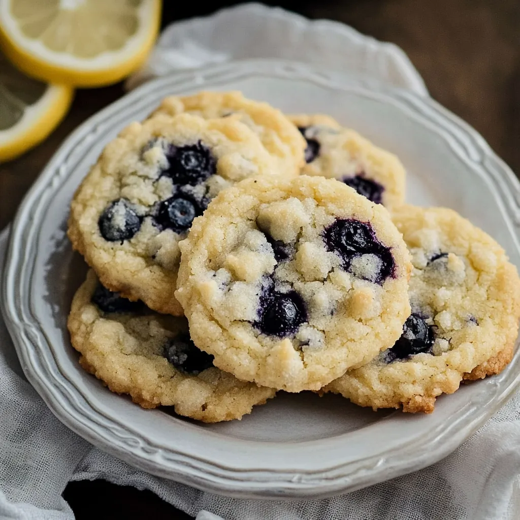 Lemon Blueberry Cookies