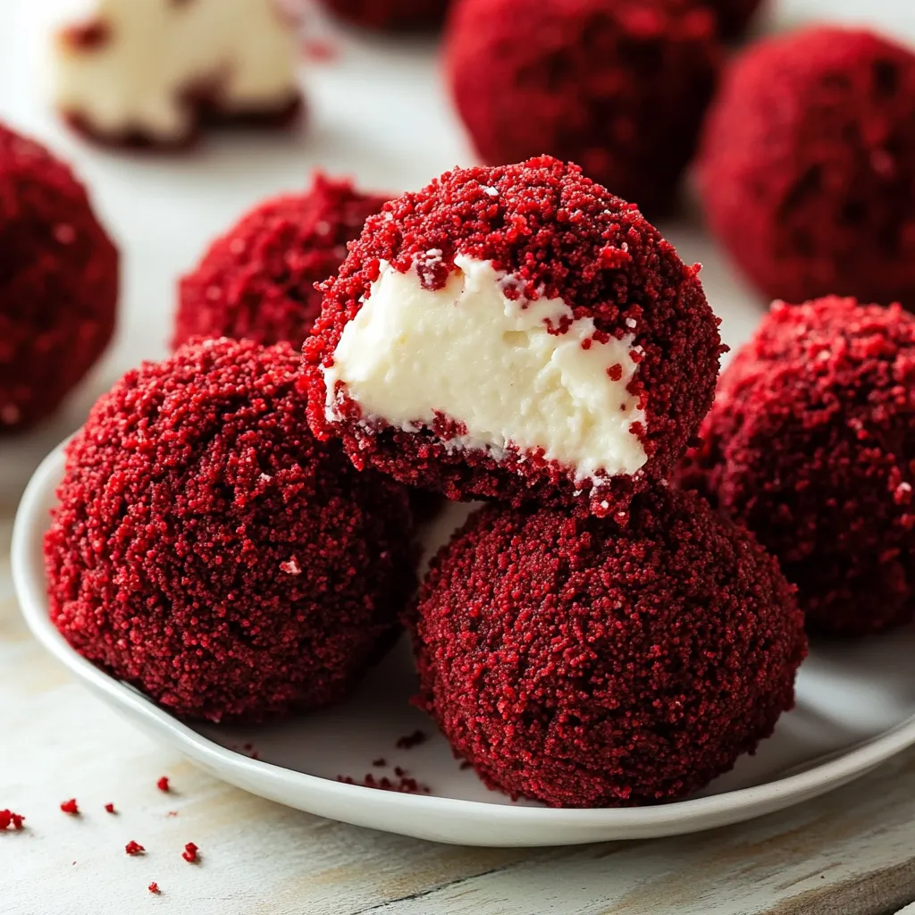 Red Velvet Cheesecake Balls