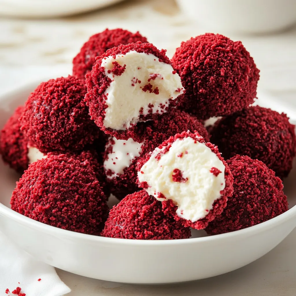 Red Velvet Cheesecake Balls