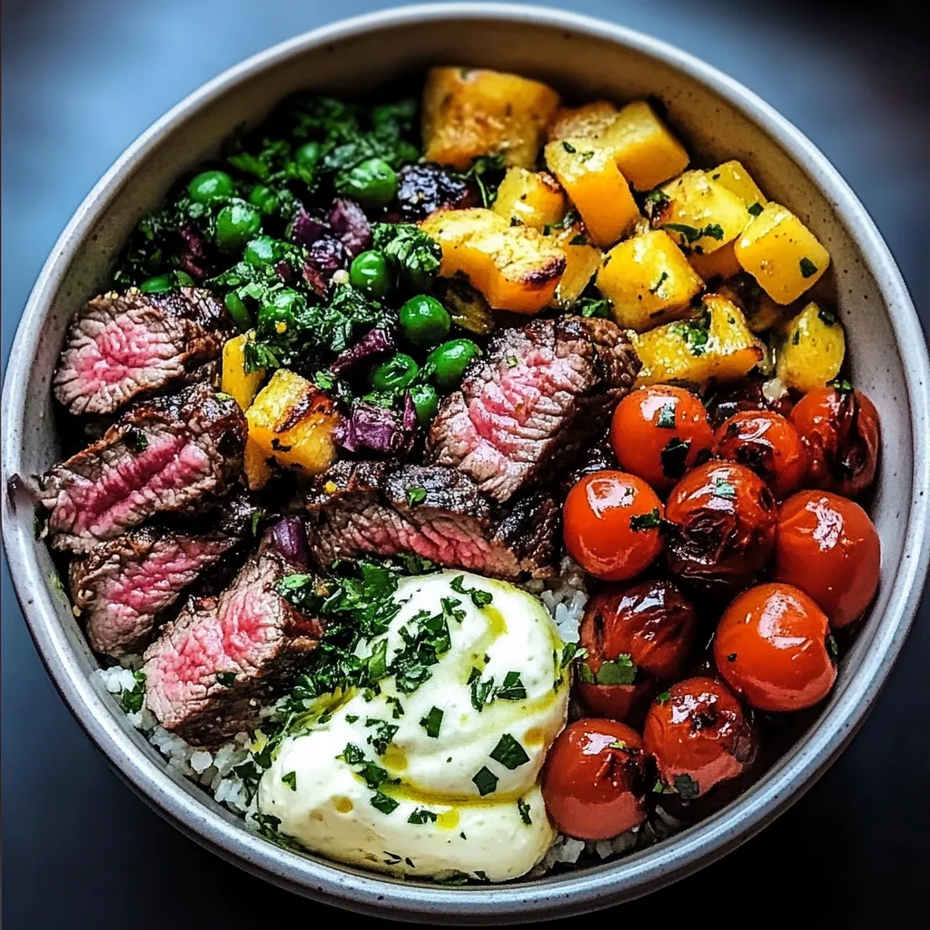 Delicious Mediterranean Steak Bowls: A Quick and Healthy Recipe