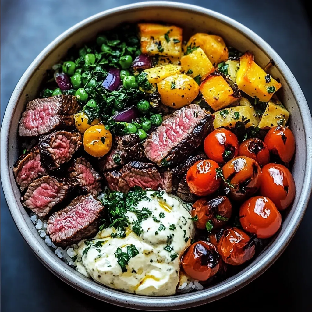 Delicious Mediterranean Steak Bowls: A Quick and Healthy Recipe