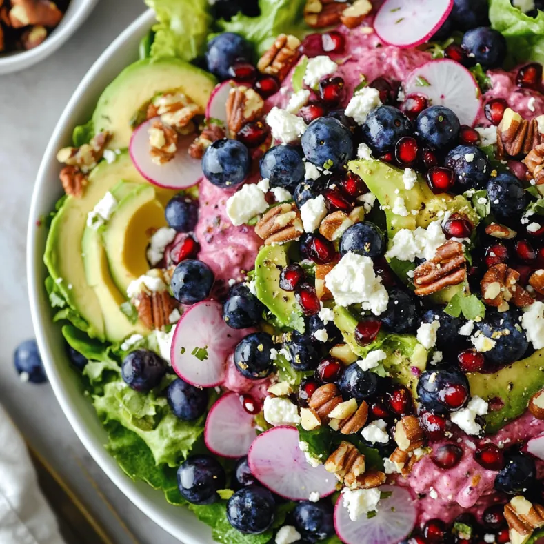 Blueberry Pistachio Spring Salad
