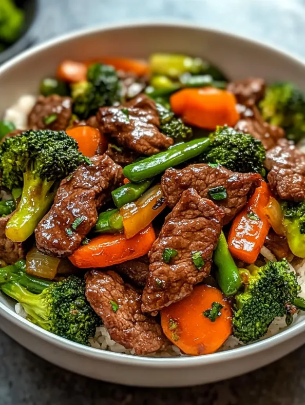 Beef Stir Fry with Vegetables (30-Minutes)