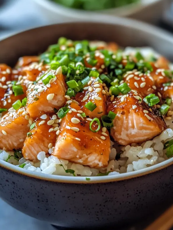 Crispy Salmon and Rice Bowl