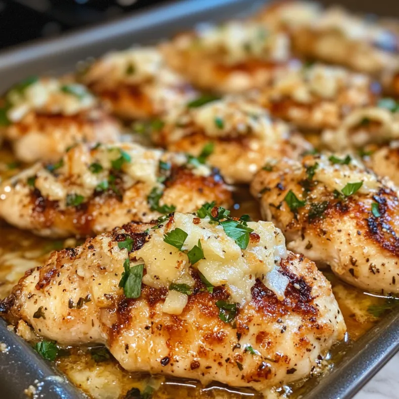 Blackstone Garlic Parmesan Chicken