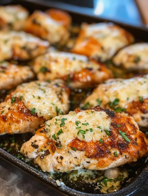 Blackstone Garlic Parmesan Chicken