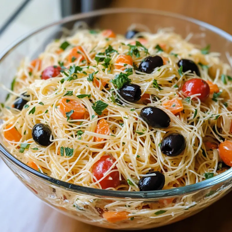 Angel Hair Pasta Salad
