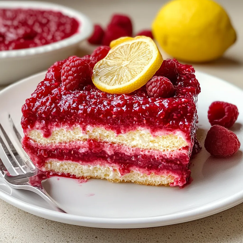 Raspberry Tiramisu