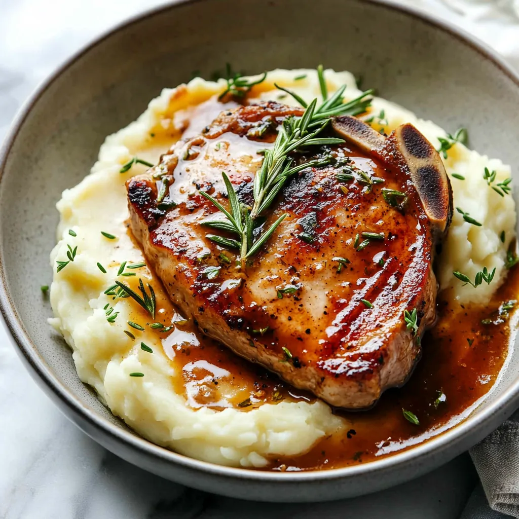 Easy 30 Minute Brown Sugar Pork Chops