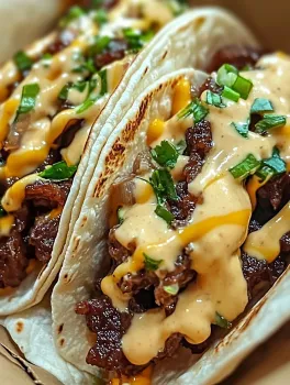Garlic Butter Honey BBQ Tacos