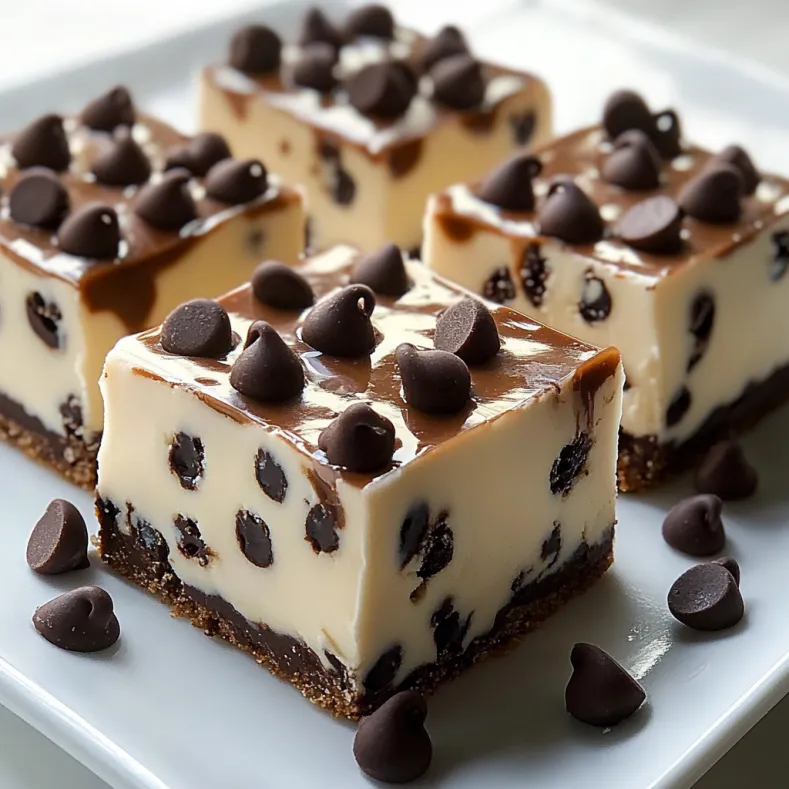 Chocolate Chip Cheesecake Bars