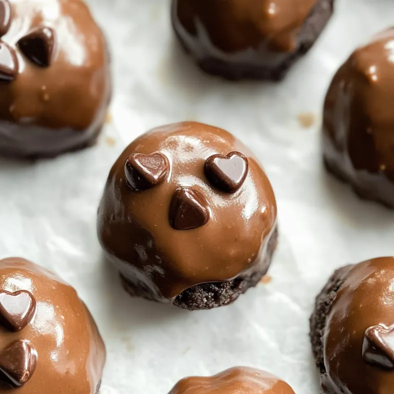 No Bake Brownie Bites