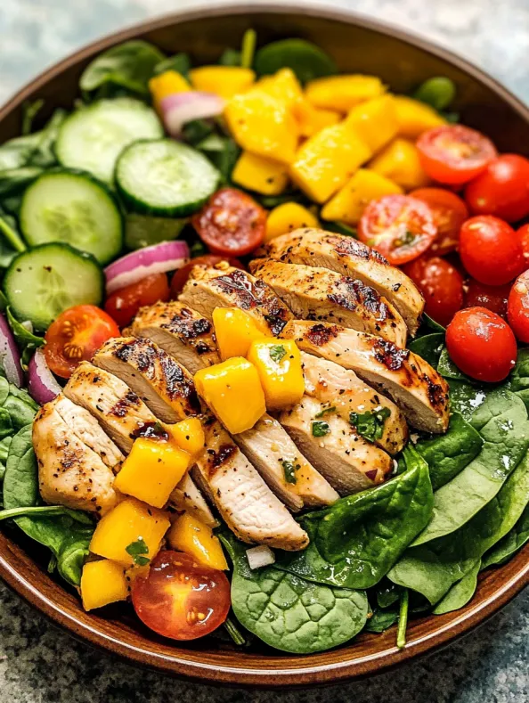 Mango Chicken Salad