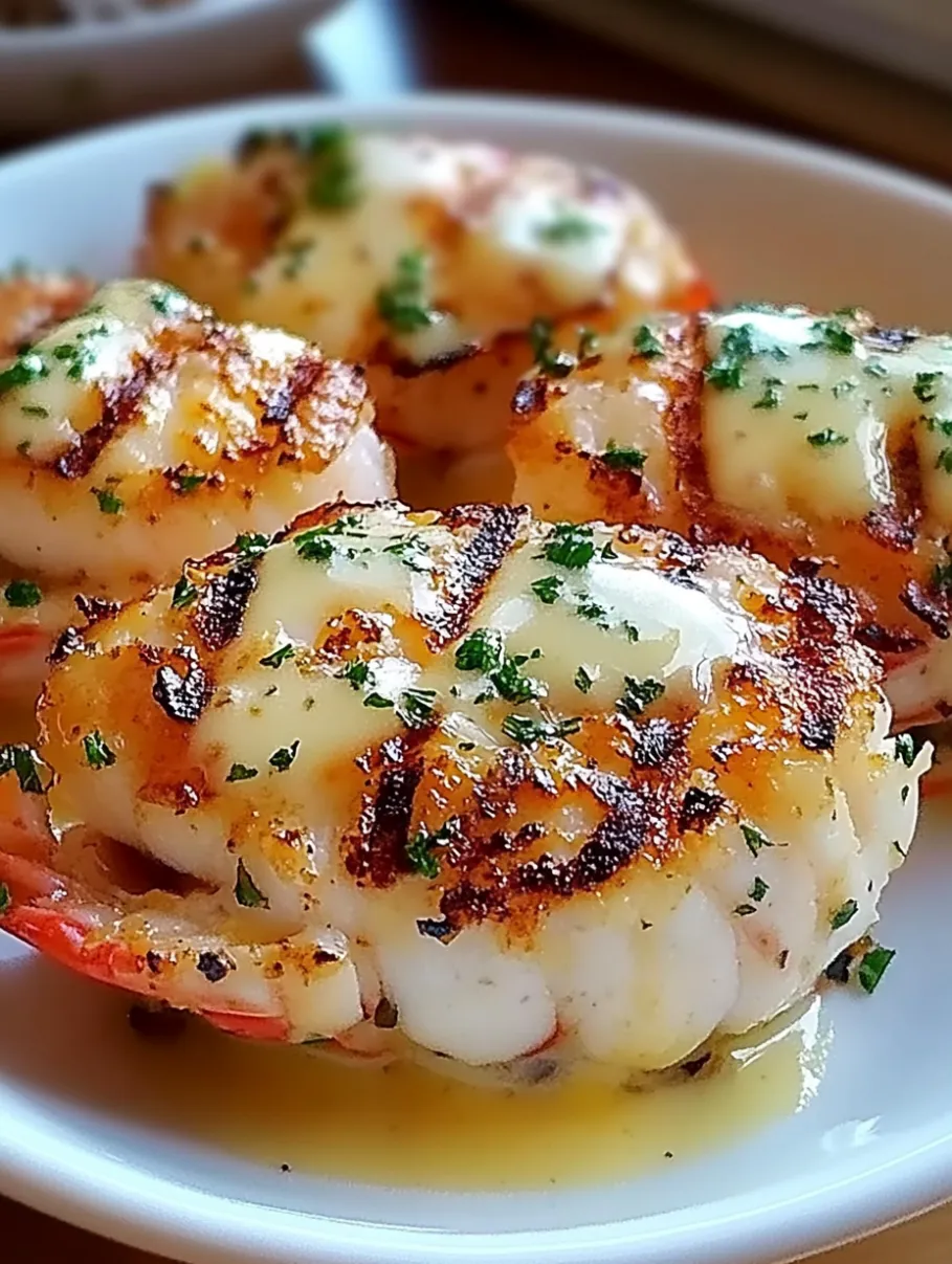 Creamy Garlic Butter Lobster Tails