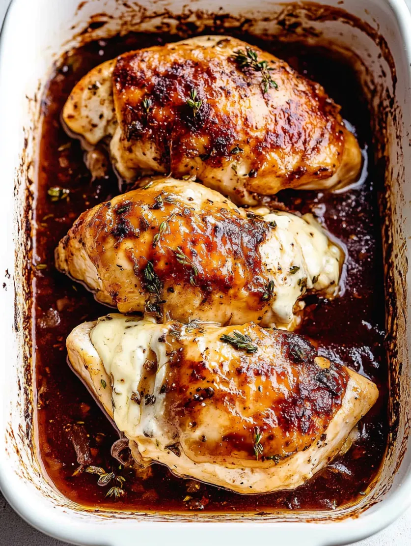 French Onion Stuffed Chicken