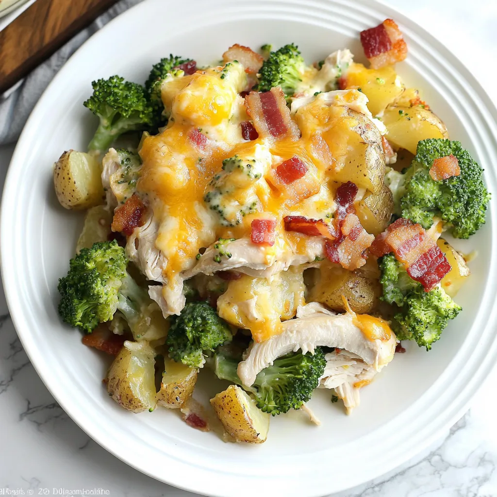 Chicken Bacon Ranch Sheet Pan Dinner