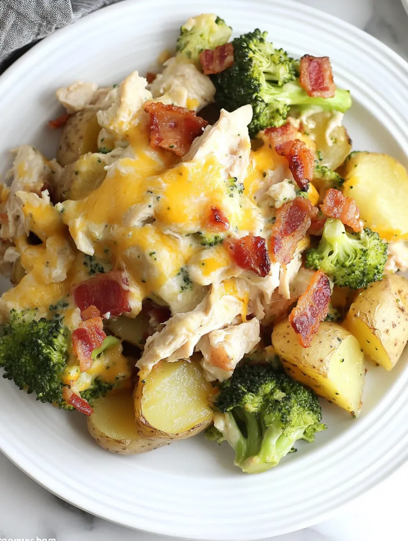 Chicken Bacon Ranch Sheet Pan Dinner