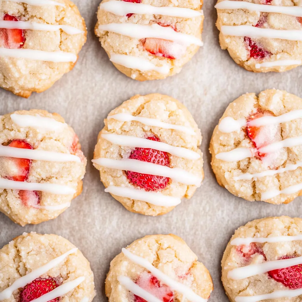Strawberry Shortcake Cookies
