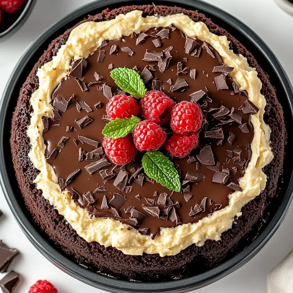 German Chocolate Poke Cake