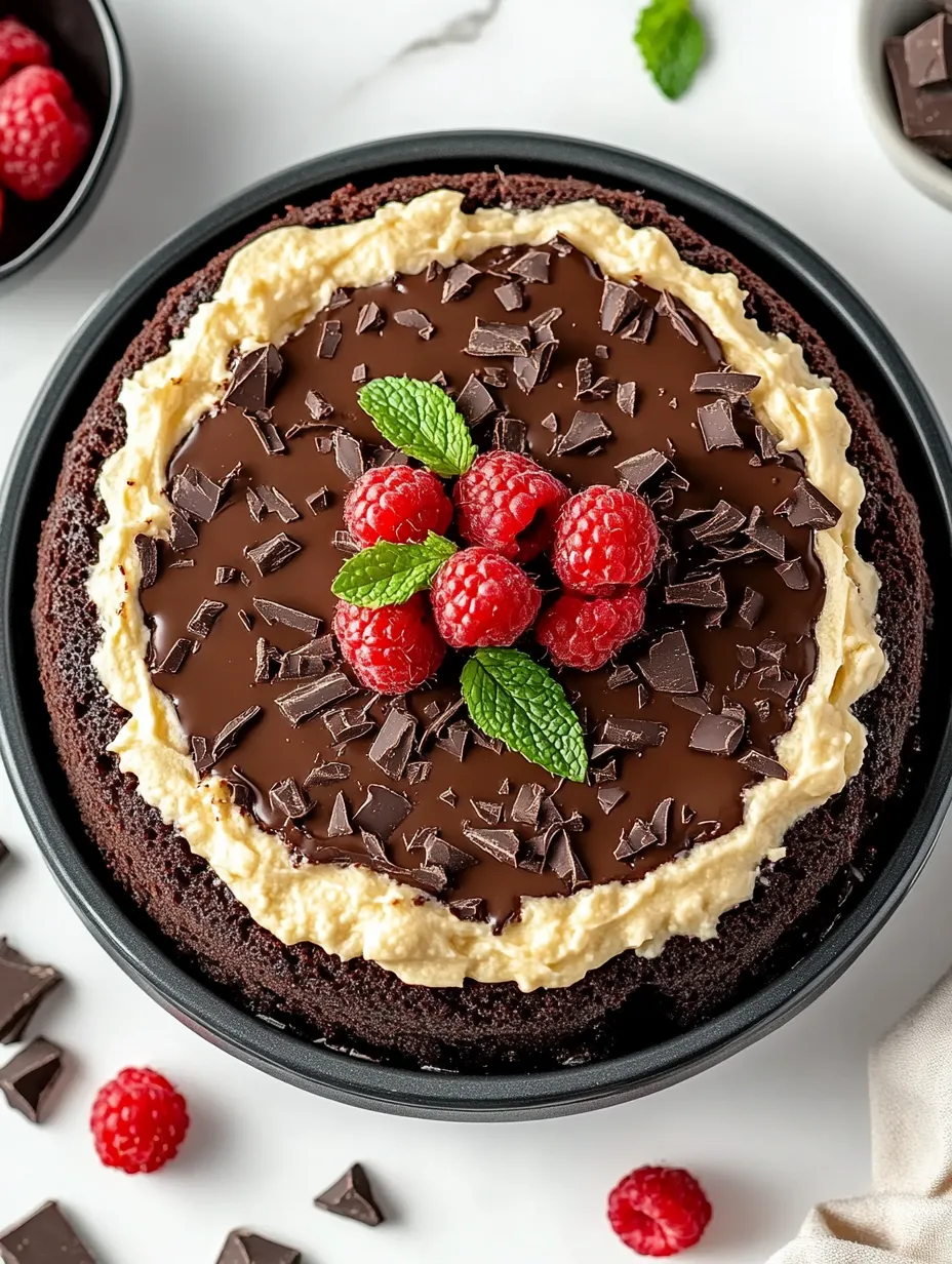 German Chocolate Poke Cake