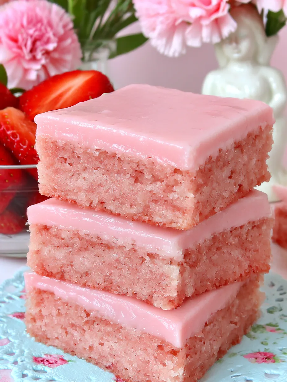 Strawberry Sweetheart Brownies