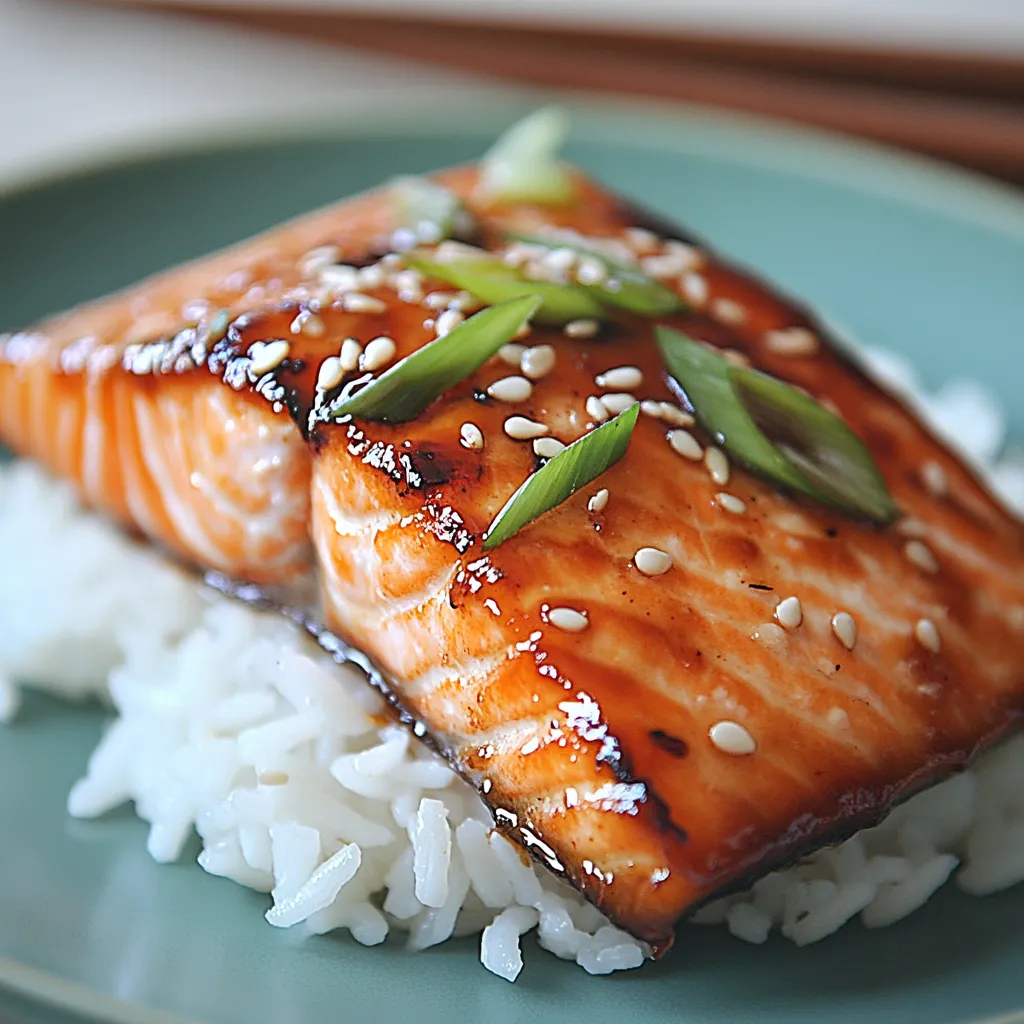 Orange Teriyaki Salmon