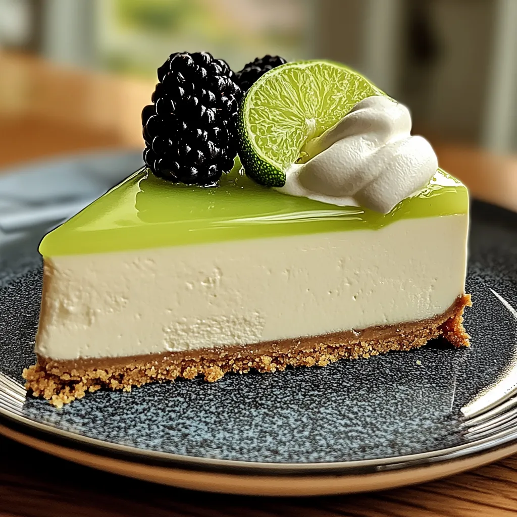 Lime Mousse Cheesecake