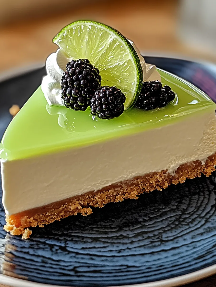 Lime Mousse Cheesecake