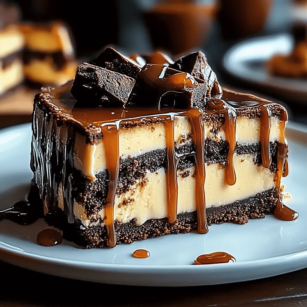 Caramel Brownie Cheesecake