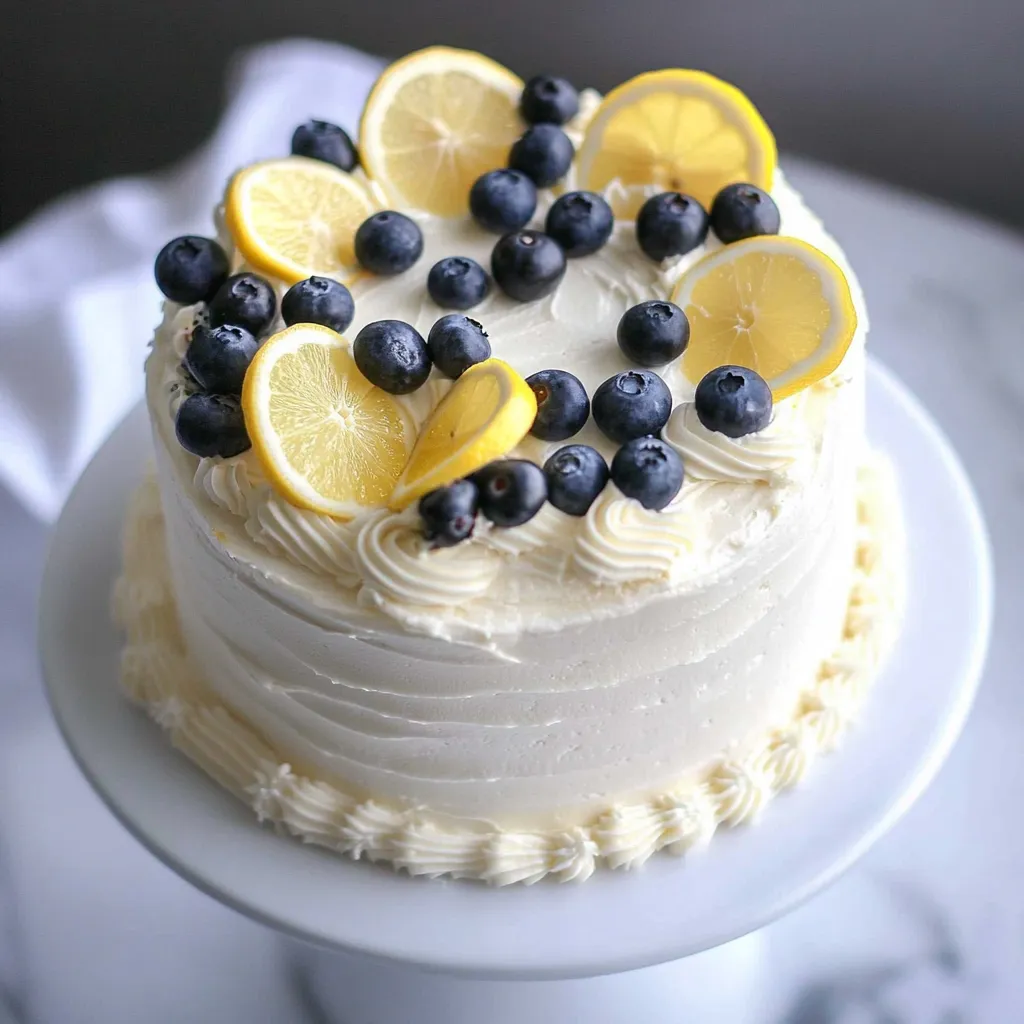 Lemon Blueberry Cake