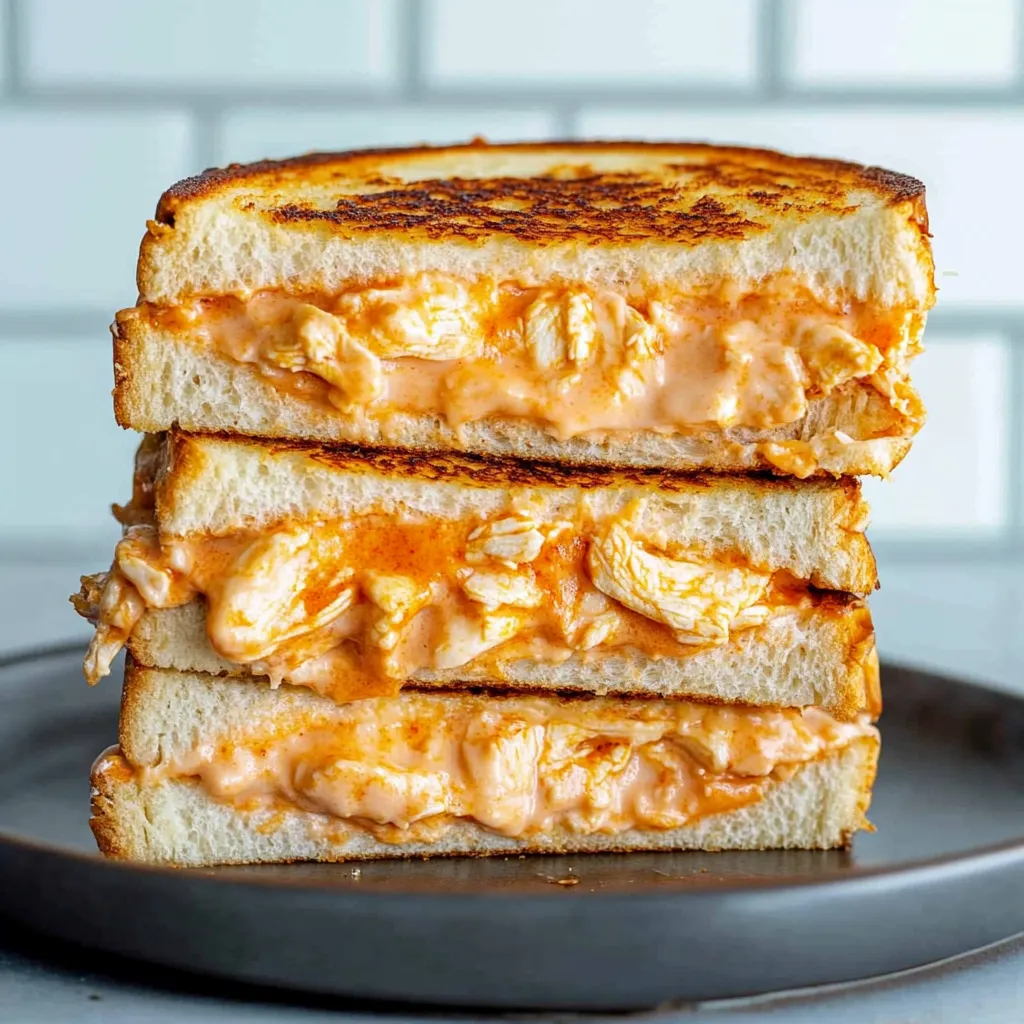 Buffalo Chicken Grilled Cheese Recipe