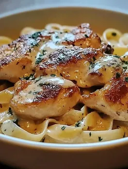 Chicken with Buttered Noodles
