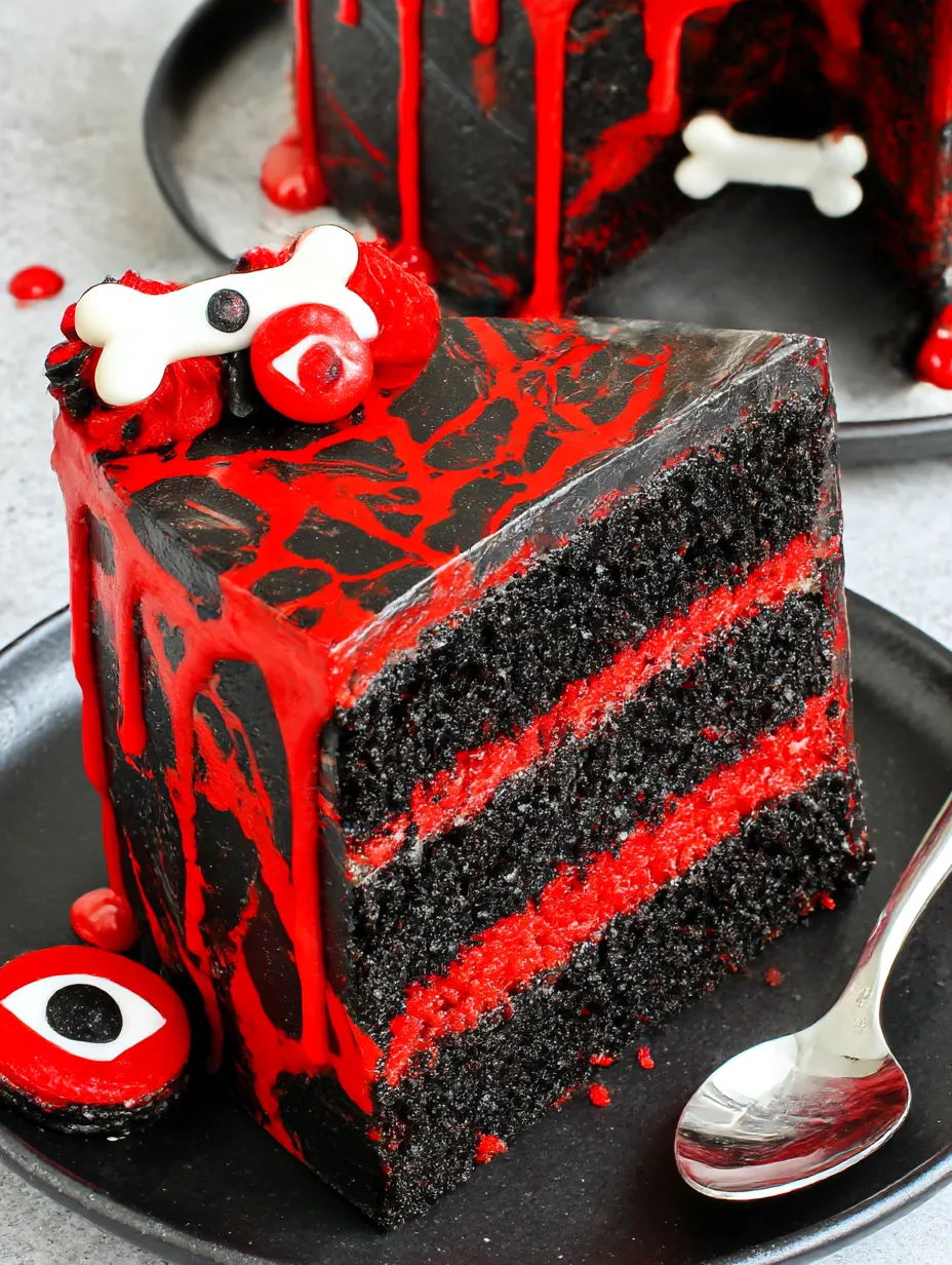 Spooky Halloween Marble Cake