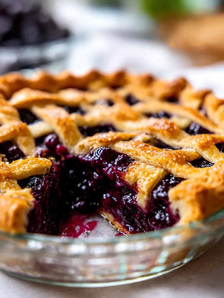 Homemade Blueberry Pie Recipe
