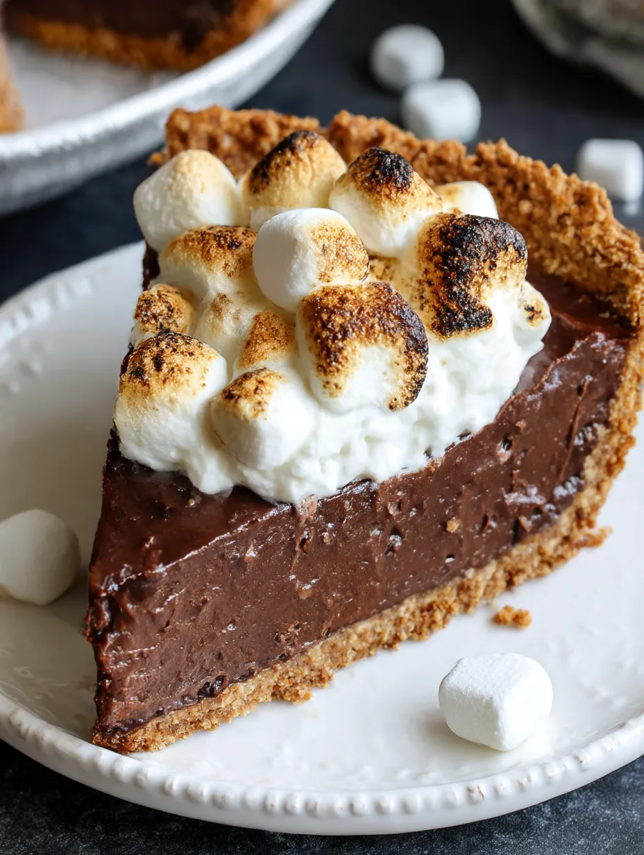 S’mores Pudding Pie