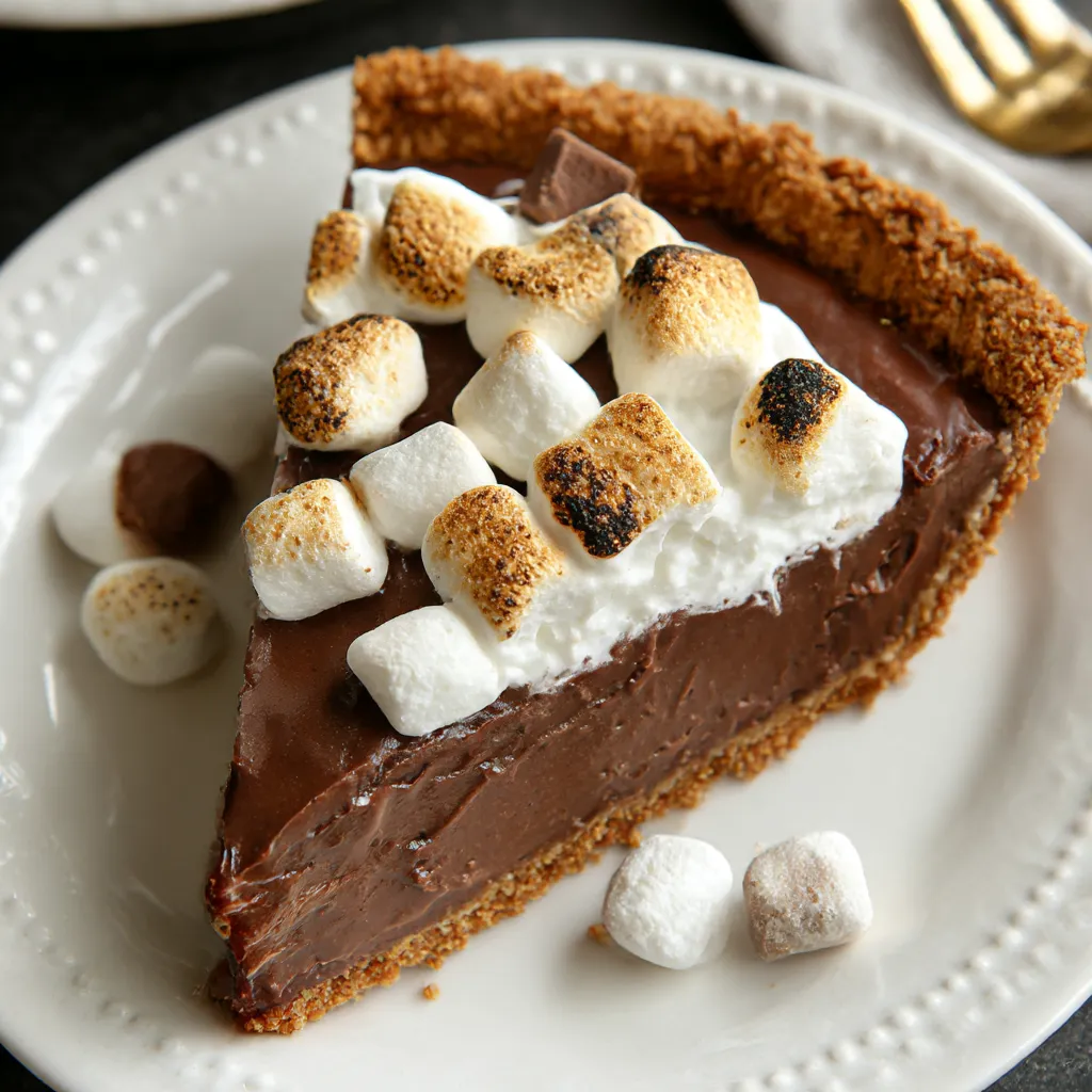 S’mores Pudding Pie