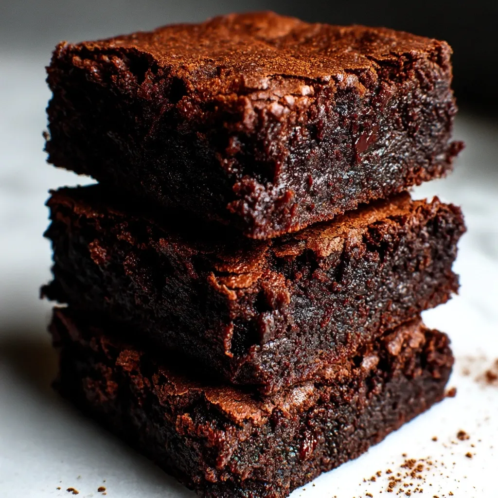 Dark Chocolate Brownies