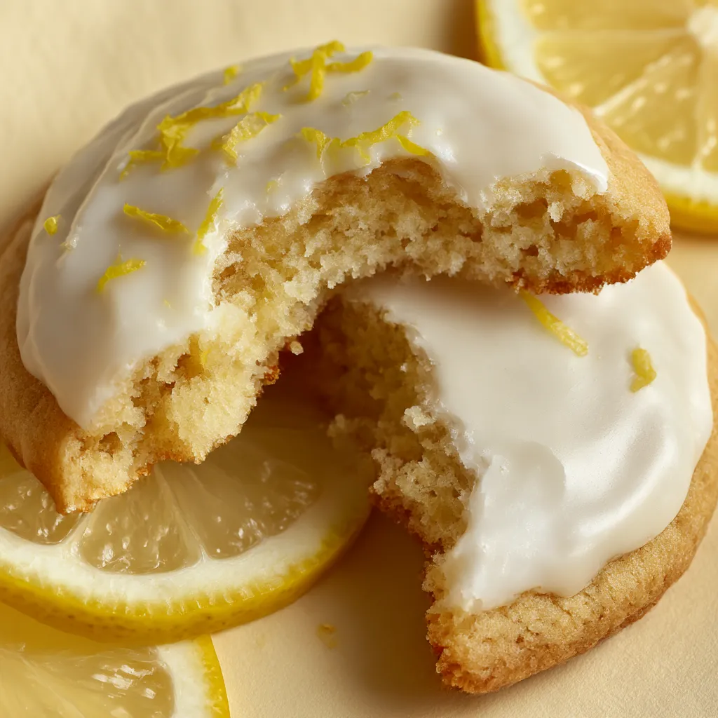 Glazed Lemon Cookies