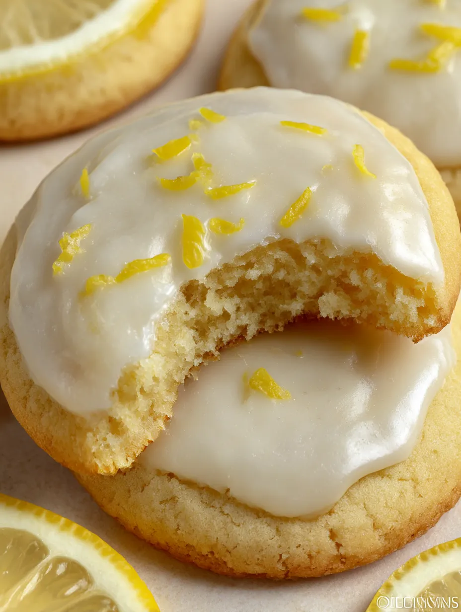 Glazed Lemon Cookies