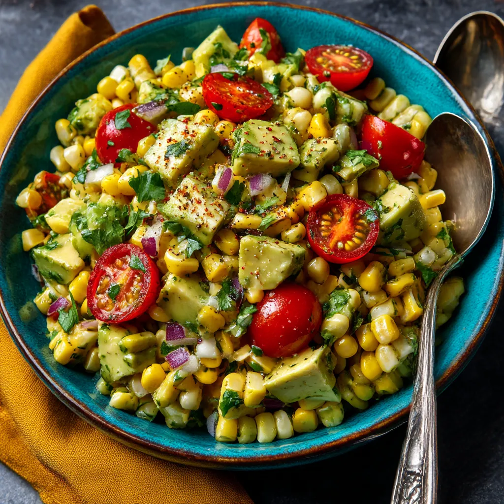 Summer Corn Salad with Avocado
