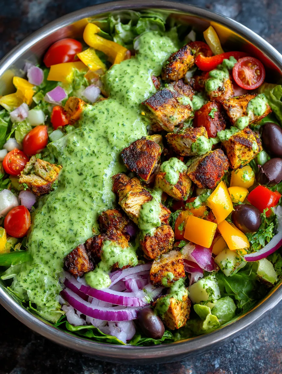 Peruvian Grilled Chicken Salad