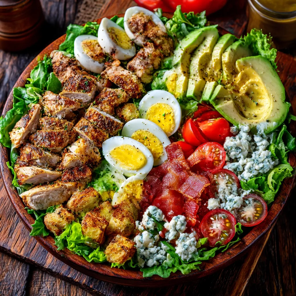 How to make a Cobb Salad with Chicken and Bacon