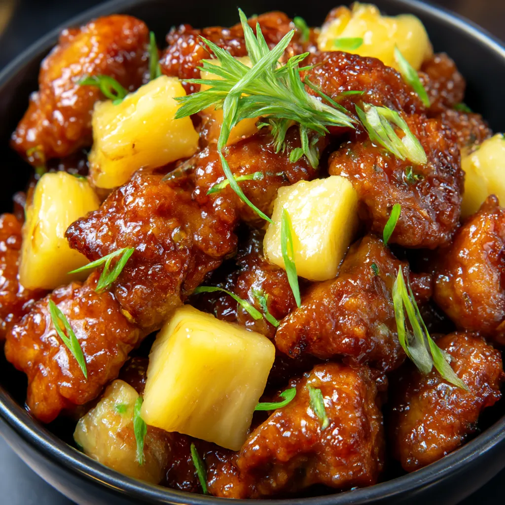 brown sugar pineapple chicken