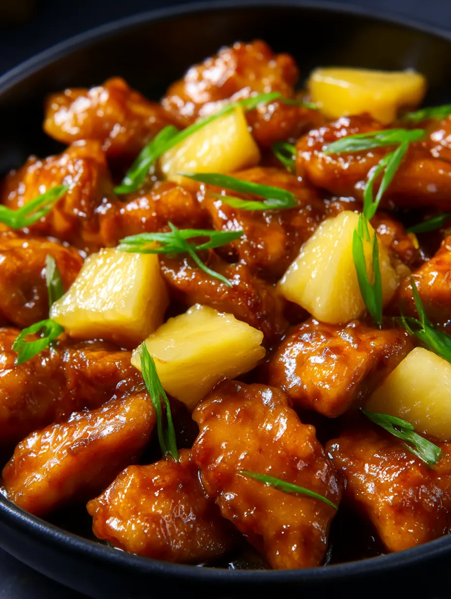 brown sugar pineapple chicken